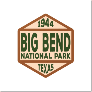 Big Bend National Park badge Posters and Art